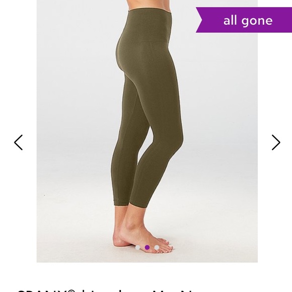 spanx look at me now cropped  size 3X olive green - Picture 3 of 6